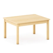 Guidecraft EdQ Toddler Table - Natural Rectangular Kids Activity Table, 24 x 30, 16 Height | Wooden Toddler Desk for Playroom, Preschool, Daycare