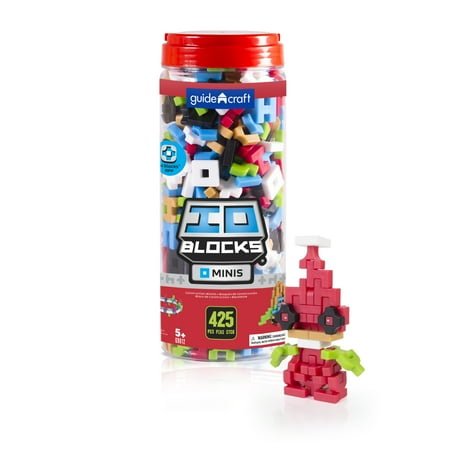 Guidecraft Guidecraft IO Blocks Minis - 425 Piece Set: Kids Miniature Building STEM Educational Toy - 425