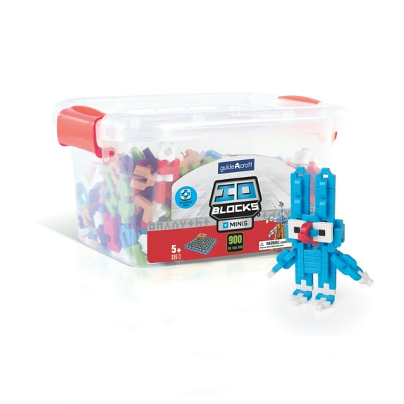 Guidecraft Guidecraft IO Blocks Minis - 900 Piece Set: Miniature Building STEM Educational, Learning Toy for Kids - 900