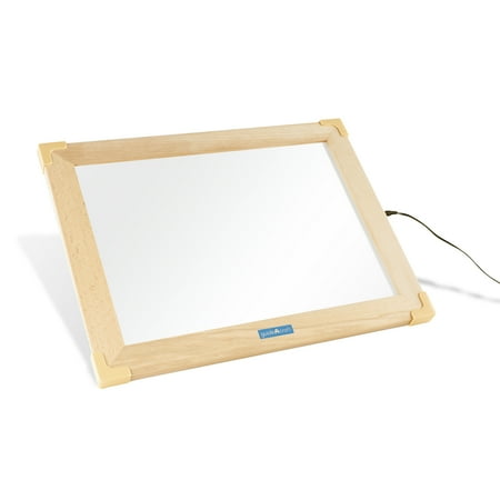 Guidecraft Guidecraft LED Activity Tablet: Light Up Tabletop Lightbox for Preschool | Kids Light Pad for Classroom and Playroom Sensory Learning Play Activities