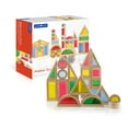 thumbnail image 1 of Guidecraft Jr. Rainbow Blocks: 40 Piece Set - Kids Learning & Educational Toys, Stacking Blocks, 1 of 4
