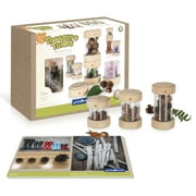 Guidecraft Treasure Tubes Clear: Observation Stacking Acrylic Tubes with Transparent Window, Kids' Sensory Exploration Toy