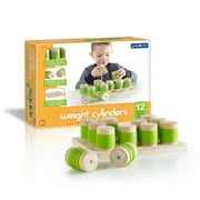 Guidecraft Weight Cylinders Toy - Kids Early Learning and Development Toy, Matching and Sorting Game for Toddlers