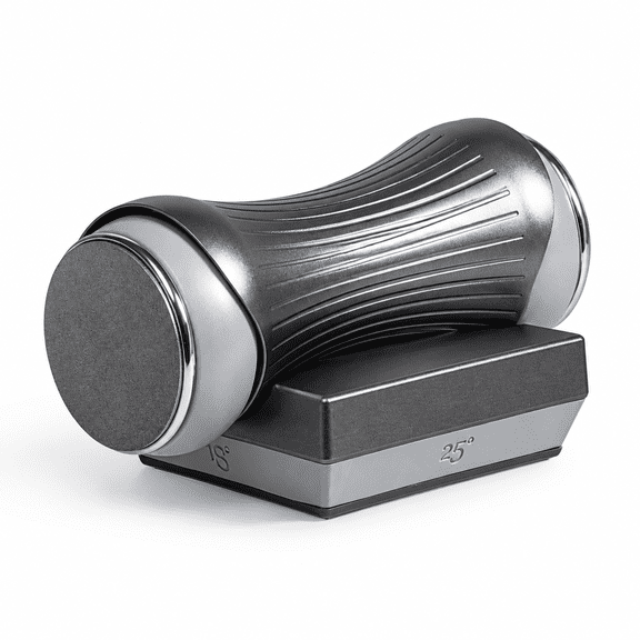 Guided Rolling Sharpener with Magnetic Angle Options and Disc