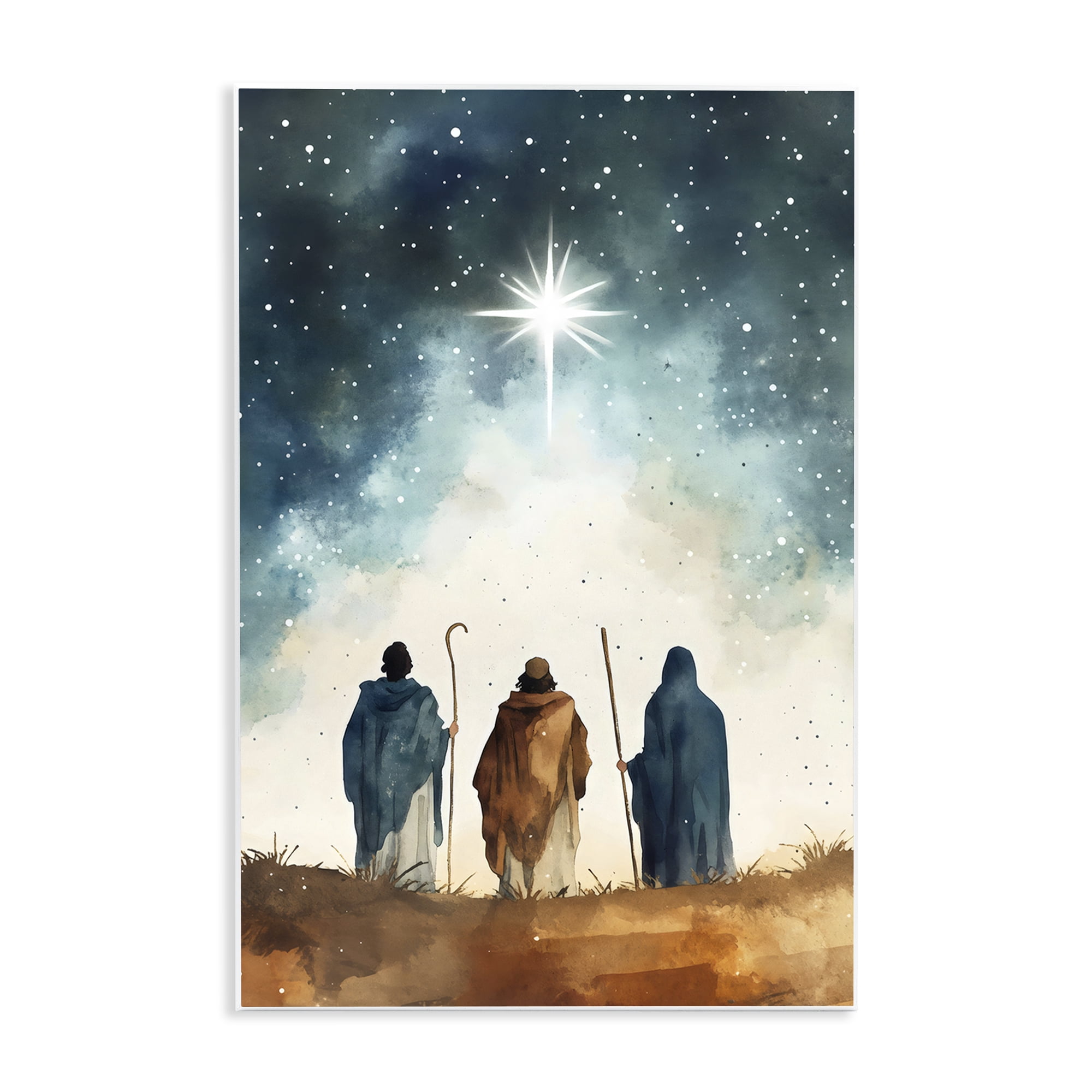 Guided Wisdom Shepherds Wall Plaque Art, design by Petal Prints Design