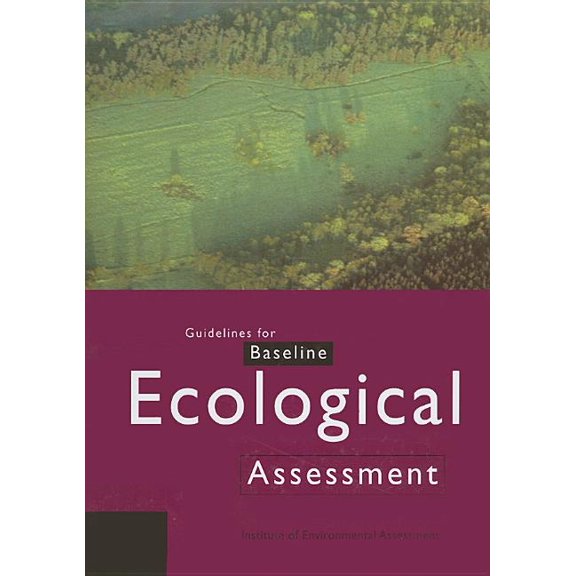 Guidelines for Baseline Ecological Assessment, (Hardcover)