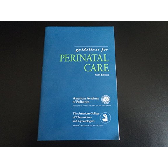 Pre-Owned Guidelines for Perinatal Care by AAP/ACOG (2007) Paperback (Paperback) 193232836X 9781932328363