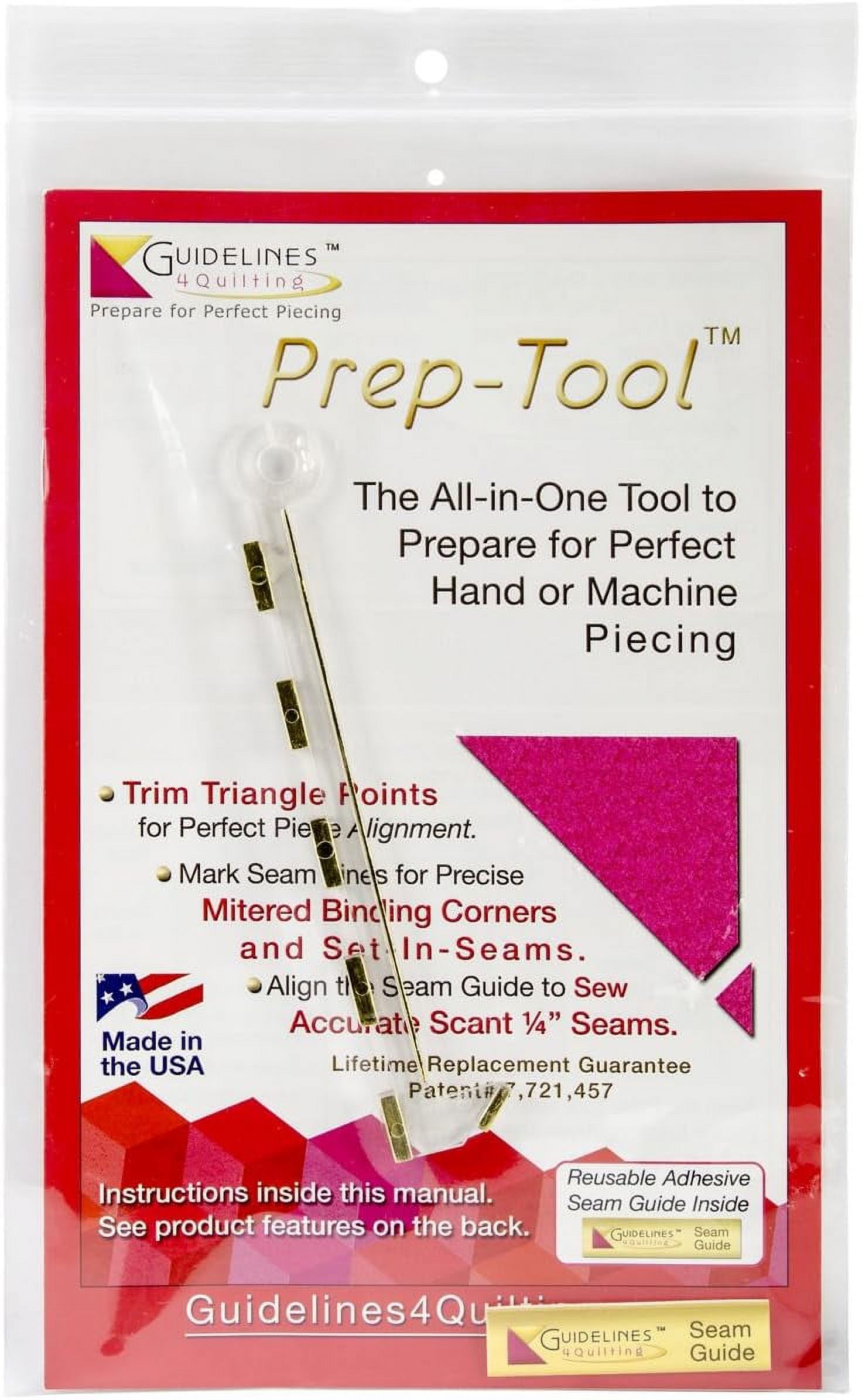 Guidelines4quilting PrepTool for Hand or Machine Piecing