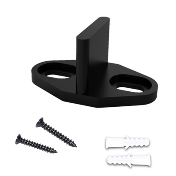 Guides Barn Door Guides Adjustable Black Carbon Steel Floor Guide For Sliding Door Guide Wall/Door Bottom Brand New