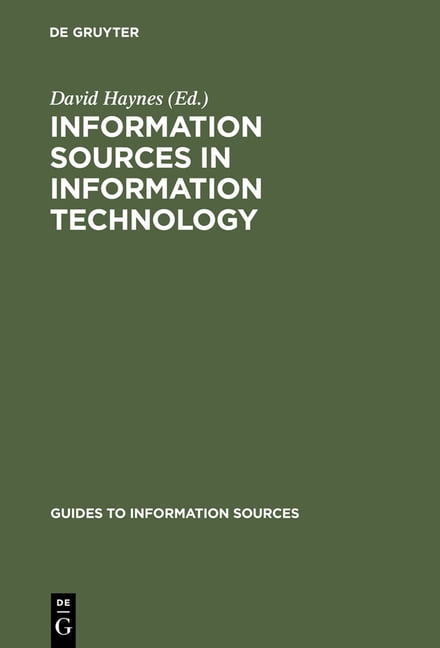 Guides to Information Sources Information Sources in Information ...