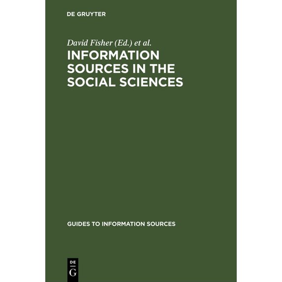 Guides to Information Sources Information Sources in the Social Sciences, (Hardcover)