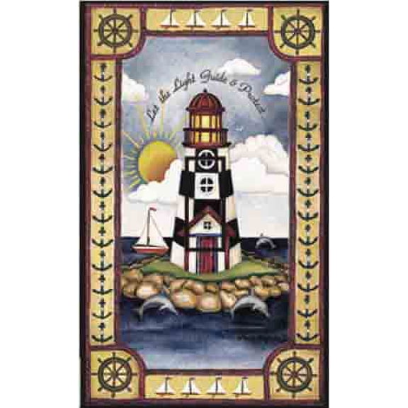 Guiding Light Single SwitchStix Peel and Stick Art Deco Switch Plate Cover Applique Washable Heat/Steam/Water-Resistant - 1 unit