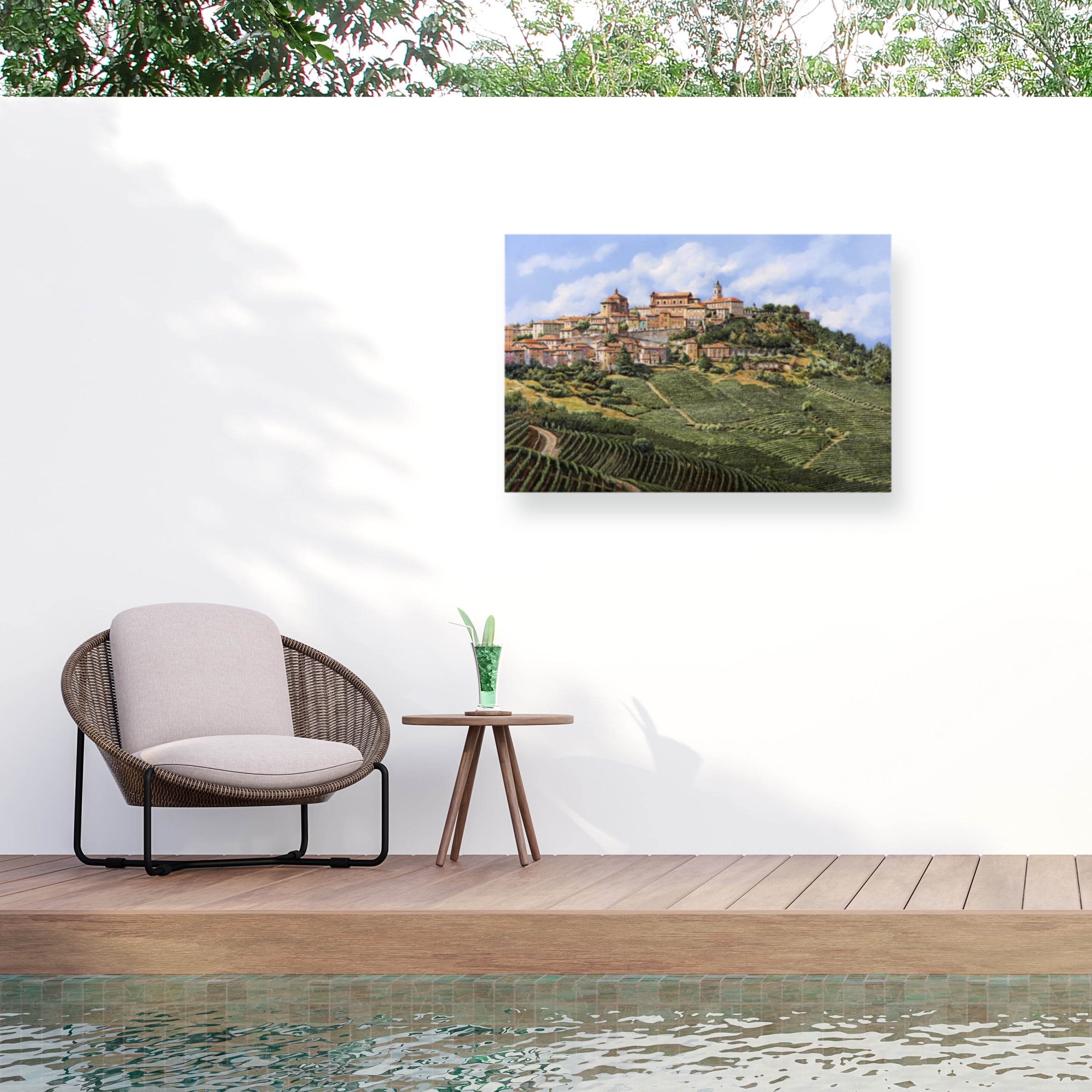 Guido Borelli 'La Morra' Outdoor Canvas
