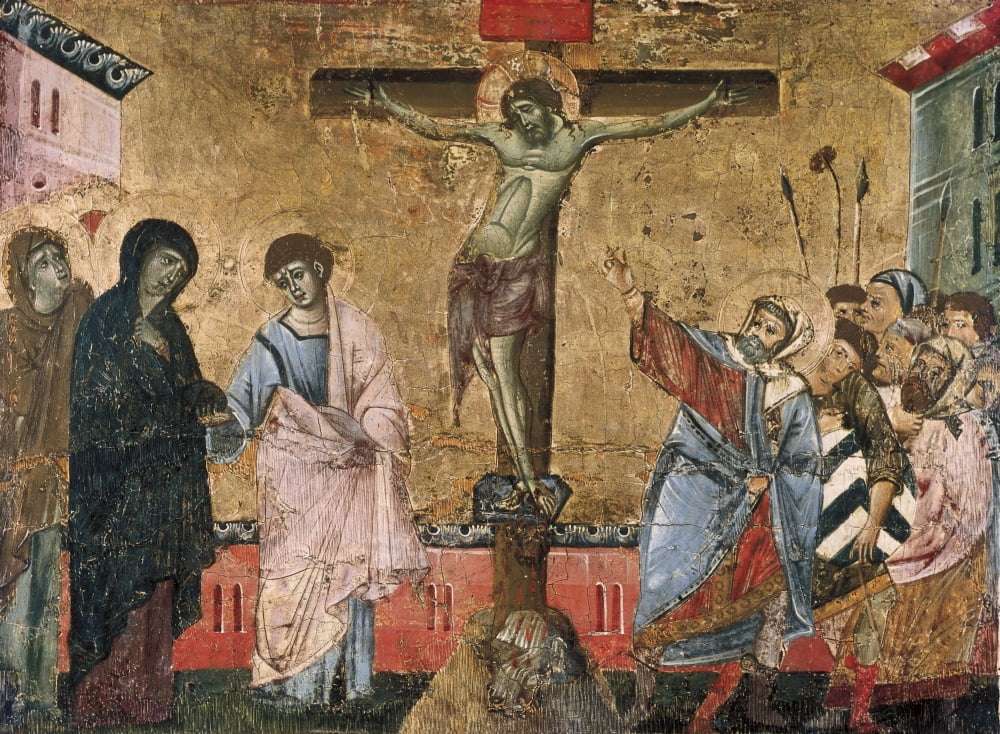 Guido Da Sienaschool (13Th Century) Canvas Art - (24 x 18)