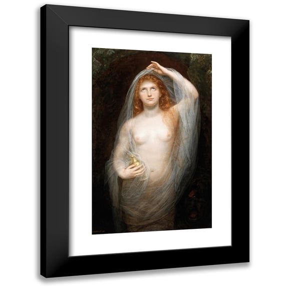 Guido Philipp Schmitt 13x18 Black Modern Framed Museum Art Print Titled - Eurydice (1905)