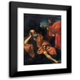 thumbnail image 1 of Guido Reni 11x14 Black Modern Framed Museum Art Print Titled - Paul Rebukes the Repentant Peter (1603), 1 of 5