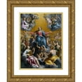 thumbnail image 1 of Guido Reni 19x24 Gold Ornate Framed and Double Matted Museum Art Print Titled - Assumption of the Virgin (ca. 1596 - 1597), 1 of 4