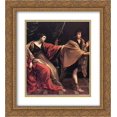 thumbnail image 1 of Guido Reni 2x Matted 20x22 Gold Ornate Framed Art Print 'Joseph and Potiphar's Wife', 1 of 2
