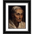 thumbnail image 1 of Guido Reni 2x Matted 20x24 Black Ornate Framed Art Print 'Portrait of old woman', 1 of 2