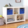 thumbnail image 1 of Guiedecraft Kids' Classic Bookshelf - White: Children's Wooden Playroom Shelving Bookcase for Toys, Cube Organizer and Cubby Storage, 1 of 5