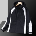 thumbnail image 1 of Guieoi Fall Jackets for Men Men's Athletic Jacket Lightweight Long Sleeve Solid Color Outdoor Sport Zipper Hooded Sweatshirts with Pockets, 1 of 7