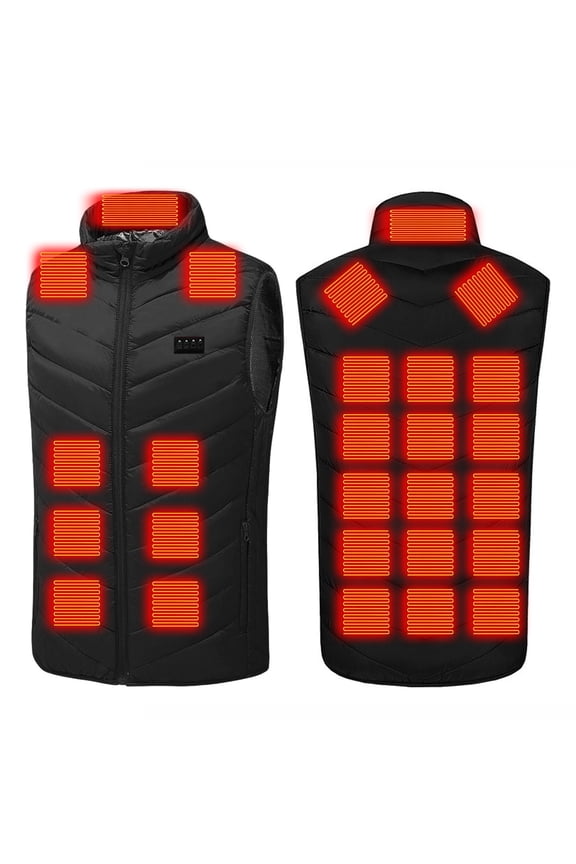 Heated Jacket for Women Plus Size Heated Coat for Men and Women 26 Heating Heated Thermal Jacket Winter Heating Coat