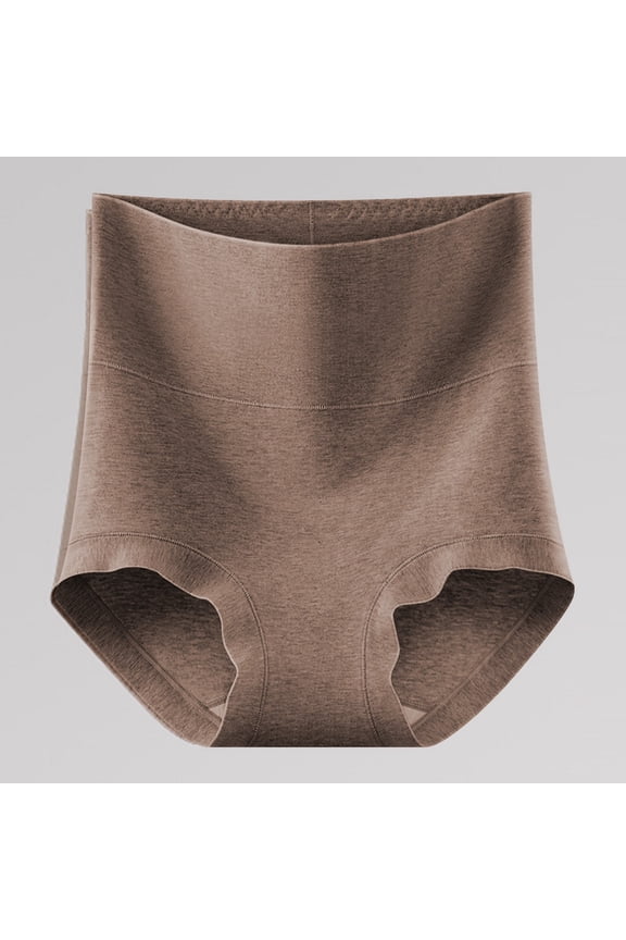 High Rise Hipster High-Waisted Maternity and Postpartum Recovery Briefs Designed for Cesarean Sections Pressure-Relief Gentle Tummy-Supporting Brown M