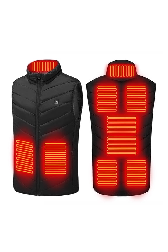 Jackets for Women Clearance under $10.00 Plus Size Heated Coat For Men And Women 9 Heating Heated Jacket Winter Heating Coat Black Black*Friday/Cyber*Monday Clearance