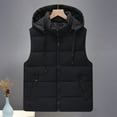 thumbnail image 1 of Guieoi Jackets for Women Clearance under $10.00 Women's Zipper Pocket Sleeveless Hooded Casual Jacket/jacket Black Black*Friday/Cyber*Monday Clearance, 1 of 8