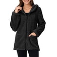 thumbnail image 1 of Guieoi Plus Size Jackets Winter Fashion Womens Sweatshirts Warm Faux Coat Fleece Jacket Zipper Solid Long Sleeve Tops, 1 of 6
