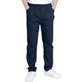 thumbnail image 1 of Guieoi Winter Warm Pants Plus Size Boys and Childrens Sports Cargo Pants Stretch Elastic Waist School Kids Twill Joggers for 4-13Years Blue, 1 of 8