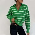 thumbnail image 1 of Guieoi Womens Sweaters 2025 Winter Trendy Womens Sweaters Clearance Casual Long Sleeve Printing Stand Collar Lattice Seater Green Black*Friday/Cyber*Monday Clearance, 1 of 6