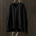 thumbnail image 1 of Guieoi Womens Sweaters 2025 Womens Sweaters Clearance Plus Size Fall Cardigan Round Neck Long Sleeve Oversize Knitted Outerwear Black Black*Friday/Cyber*Monday Clearance, 1 of 9