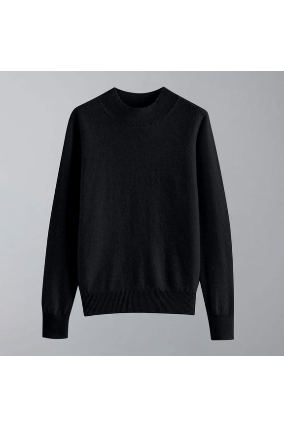 Womens Sweaters 2025 Womens Sweaters Clearance Plus Size Fall Cardigan Round Neck Long Sleeve Oversize Knitted Outerwear Black Black*Friday/Cyber*Monday Clearance