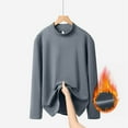 thumbnail image 1 of Guieoi Womens Tops Clearance under $10 2025 Trendy Womens Winter Long Sleeve Round-Neck Comfy Solid Regular Tank Gray Black*Friday/Cyber*Monday Clearance, 1 of 5