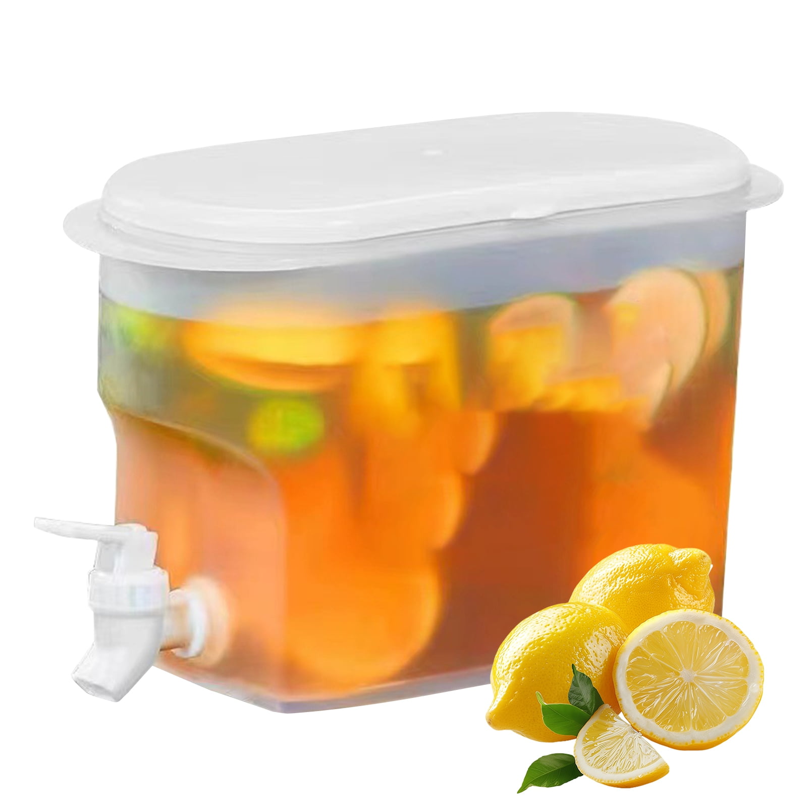 Barhoo Water Pitcher Clearance! 3.5L Beverage Dispenser With Faucet High Temperature Resistance Iced Tea Beverage Bucket Cold Drink Juice Dispenser Jug Wat - View #7