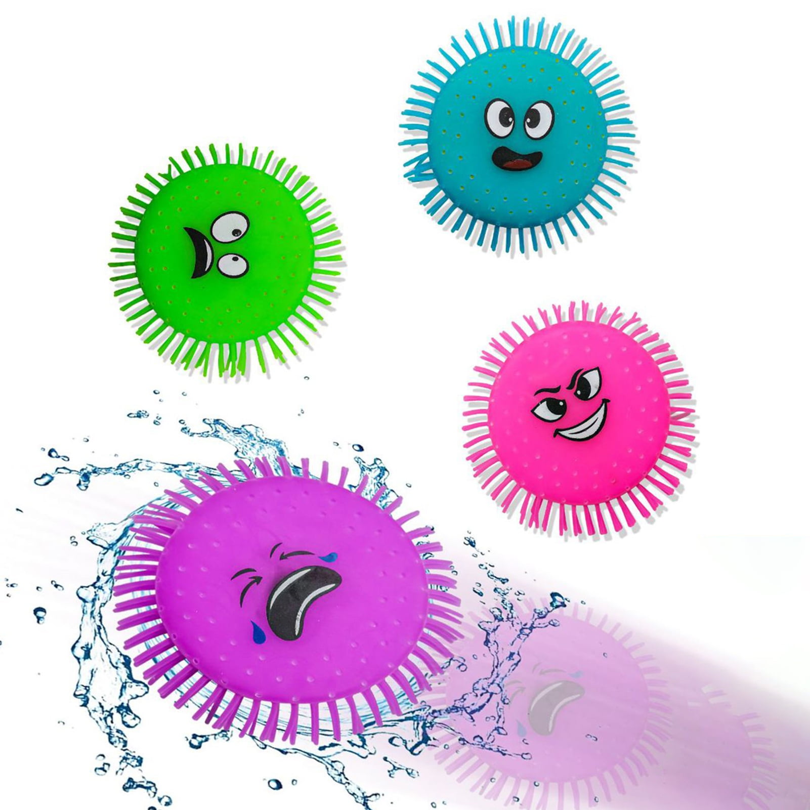Guiexla 4 Pack Water Flying Disc Swimming Pool Water Toys Disc Water ...