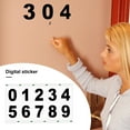 thumbnail image 1 of Guiexla 5 Sheets 2/3/4-Inch Reflective Mailbox Number Sticker 0 to 9 Waterproof Die-cut Self Adhesive Vinyl Modern House Number Decal Window Door Decoration, 1 of 7