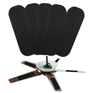 Guiexla 5Pcs Ceiling Fan Filters High Efficiency Carbon Air Filters Home Self-adhesive Fan Blade Accessories Easy Install Quiet Filtration Odorless Filter