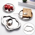 thumbnail image 1 of Guiexla Ceramic Jewelry Tray Trinket Dish Cloud Design Vanity Key Holder for Women Ring Holder Dish Silver Plate Bowl Room Decor Aesthetic Birthday Gift, 1 of 8