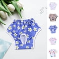 thumbnail image 1 of Guiexla Dog Menstrual Pants Female Dog Diapers Briefs Elasticity Puppy Underwear Pet Menstrual Towel Prevent Male Dogs Heat Excitability Incontinence Cartoon Pattern Dog Clothes, 1 of 8