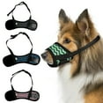 thumbnail image 1 of Guiexla Dog Muzzle Adjustable Colorful Dog Mouth Guard Breathable Comfortable Soft Pet Mouth Protector Pet Supplies, 1 of 8