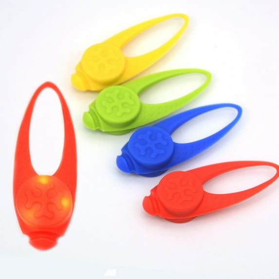 Guiexla Pet Pendant Tough LED Silicone Pendant Night Safety Luminous Collar Tag with 3 Light Modes Pet Supplies