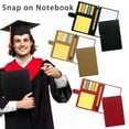 thumbnail image 1 of Guiexla Snap Note Pad Ballpoint Pen Set with Sticky Papers Graduation Inspirational DIY Scrapbook Paper Sticky Notes Index Stickers, 1 of 7