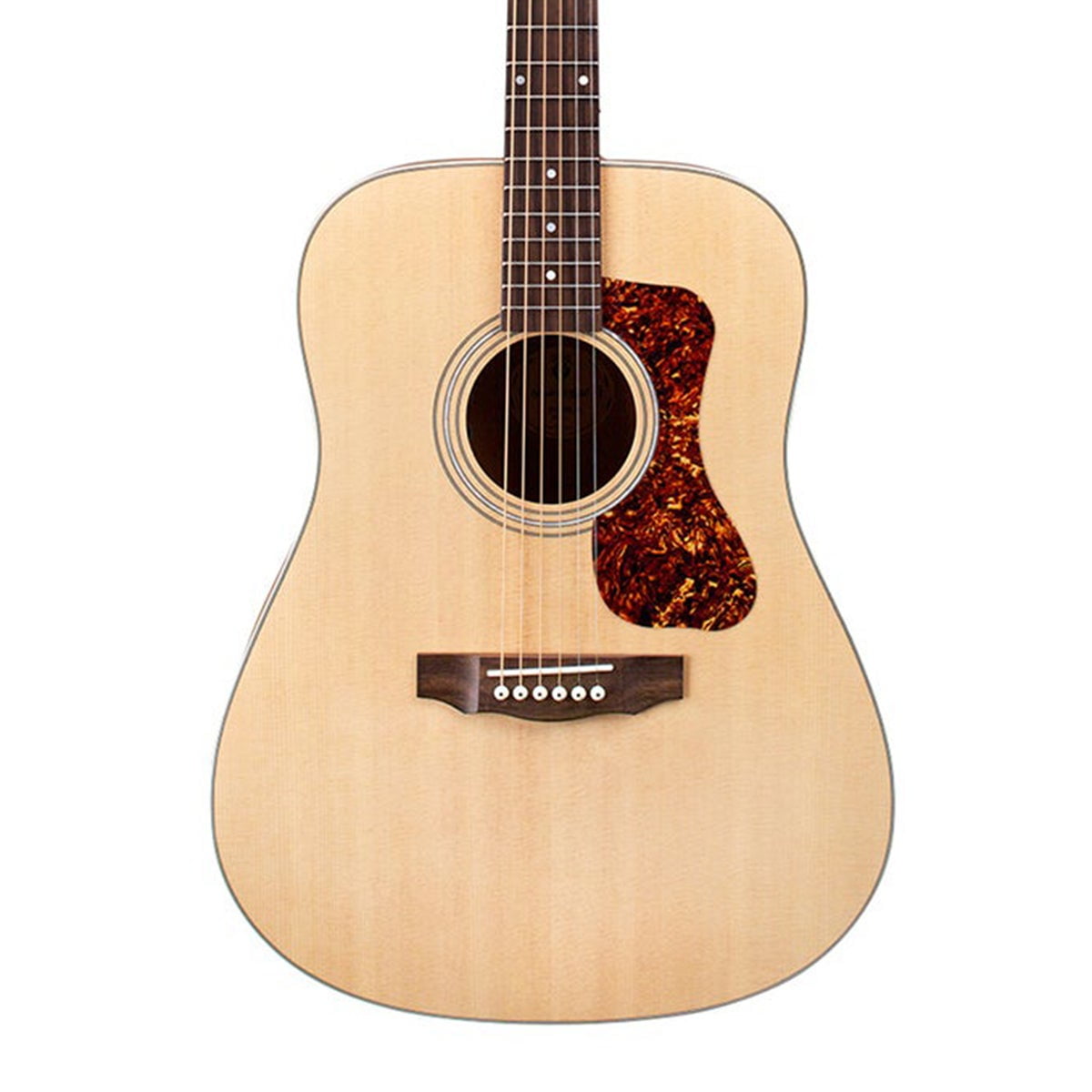 Guild D-240E Acoustic Electric Guitars with Flamed Mahogany Back, 41", Natural, 4.5 lbs