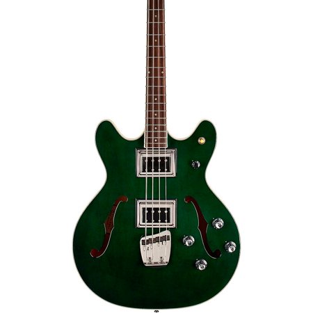 Guild Starfire Bass II Short Scale Semi-Hollow Electric Bass Guitar Emerald Green