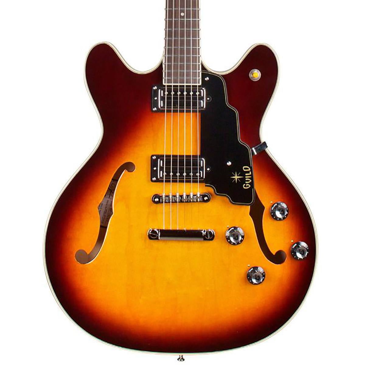 Guild Starfire IV ST Maple Semi-Hollow Electric Guitar (Vintage Sunburst) (Demo)