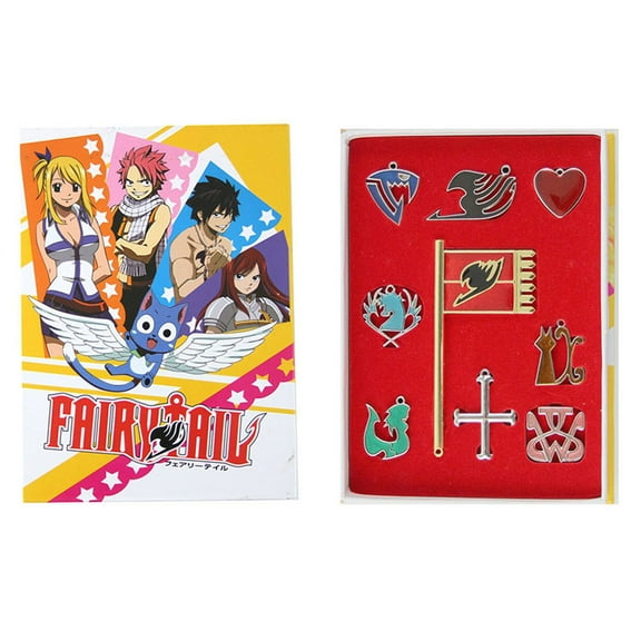 Guild Symbol - Fairy Tail Necklace & Keychain 9 pc. Pendant