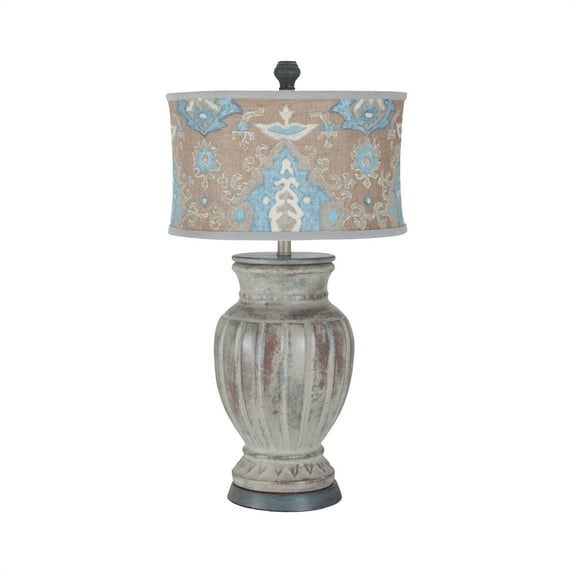 Guildmaster 3516036 Parma 1 Light 23" Tall Vase Table Lamp - Concrete