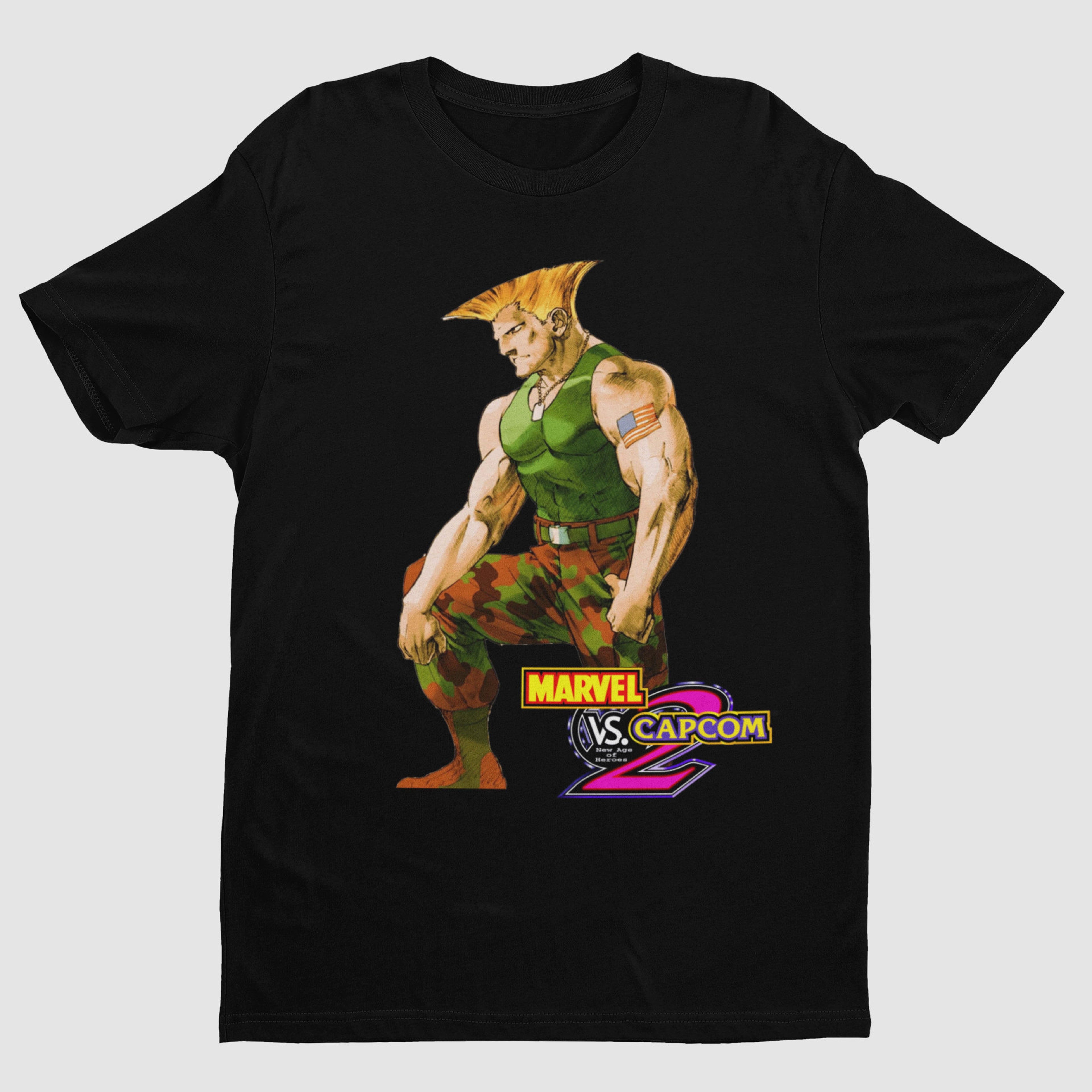 Guile MVC2 Classic Arcade Premium T-shirt | Gifts for Him, Her, Video ...